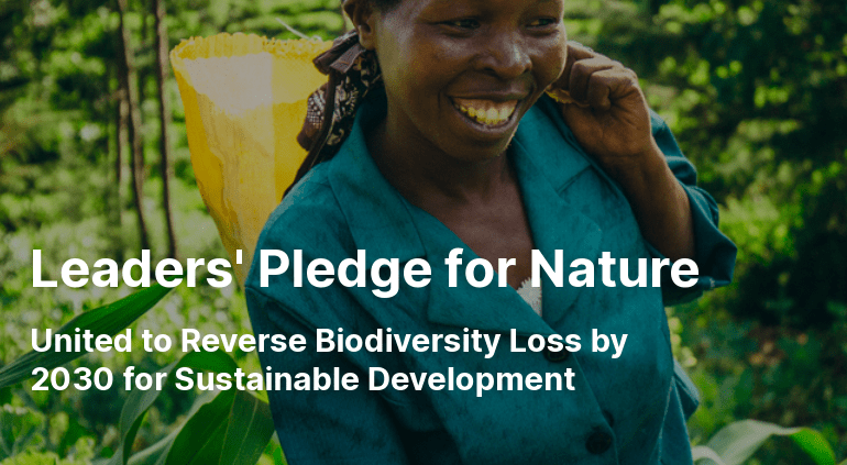 Leaders Pledge for Nature